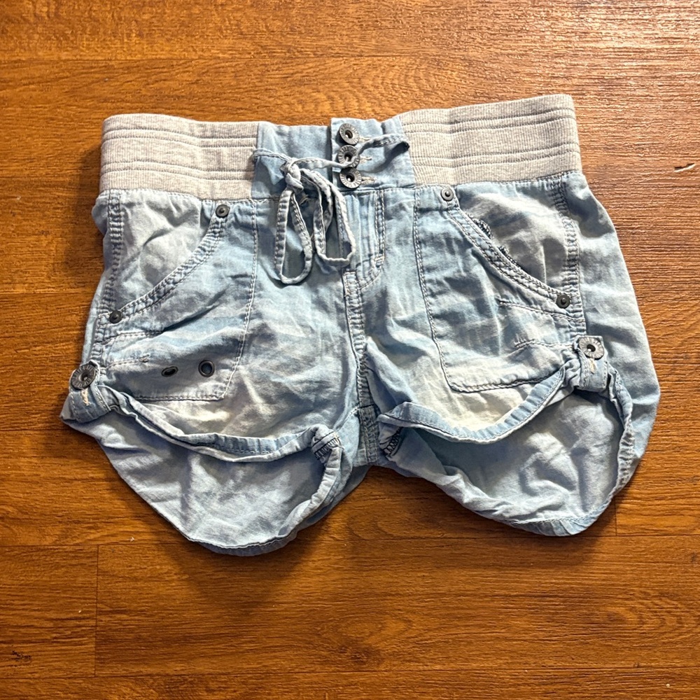 Vanilla Star Sky Blue Women's Cargo Shorts